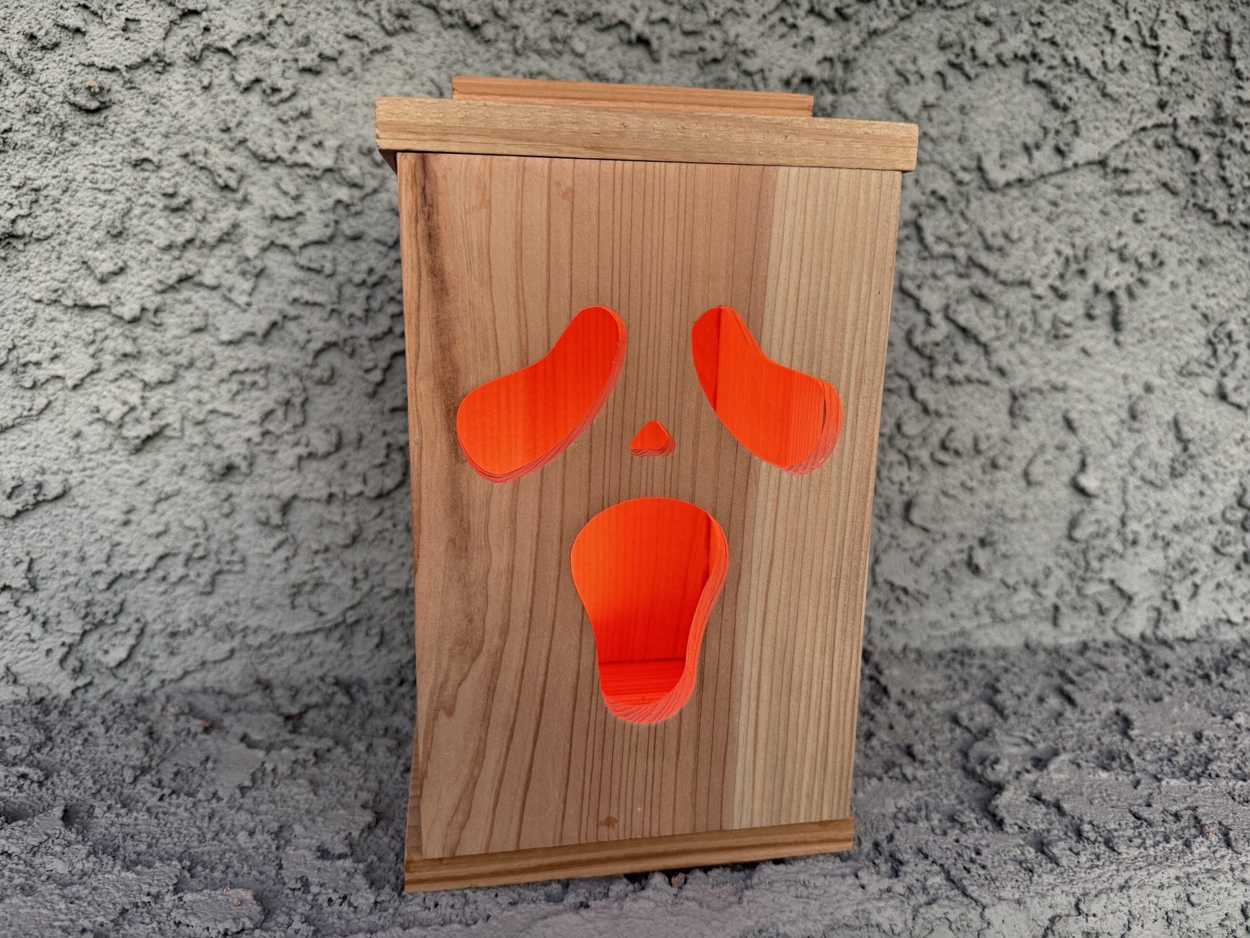 Cedar Wooden Lantern – Interchangeable Magnetic Faces - Image 10